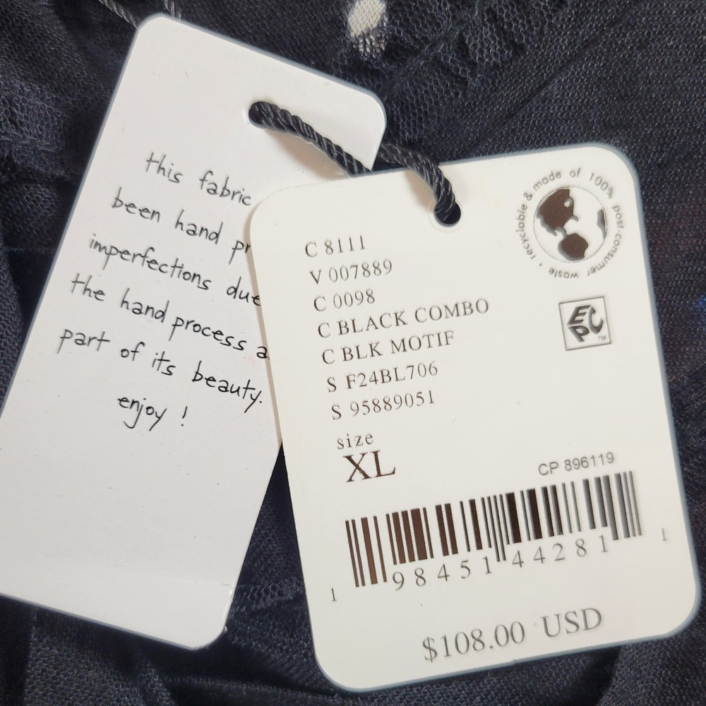 Free People Black and White Polka Dot Blouse - Picture 12 of 12